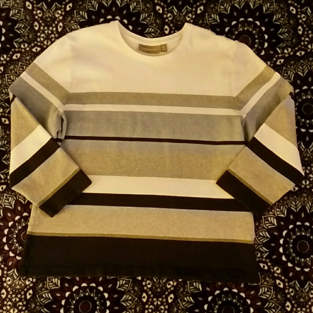 3/4 LENGTH STRIPED TOP